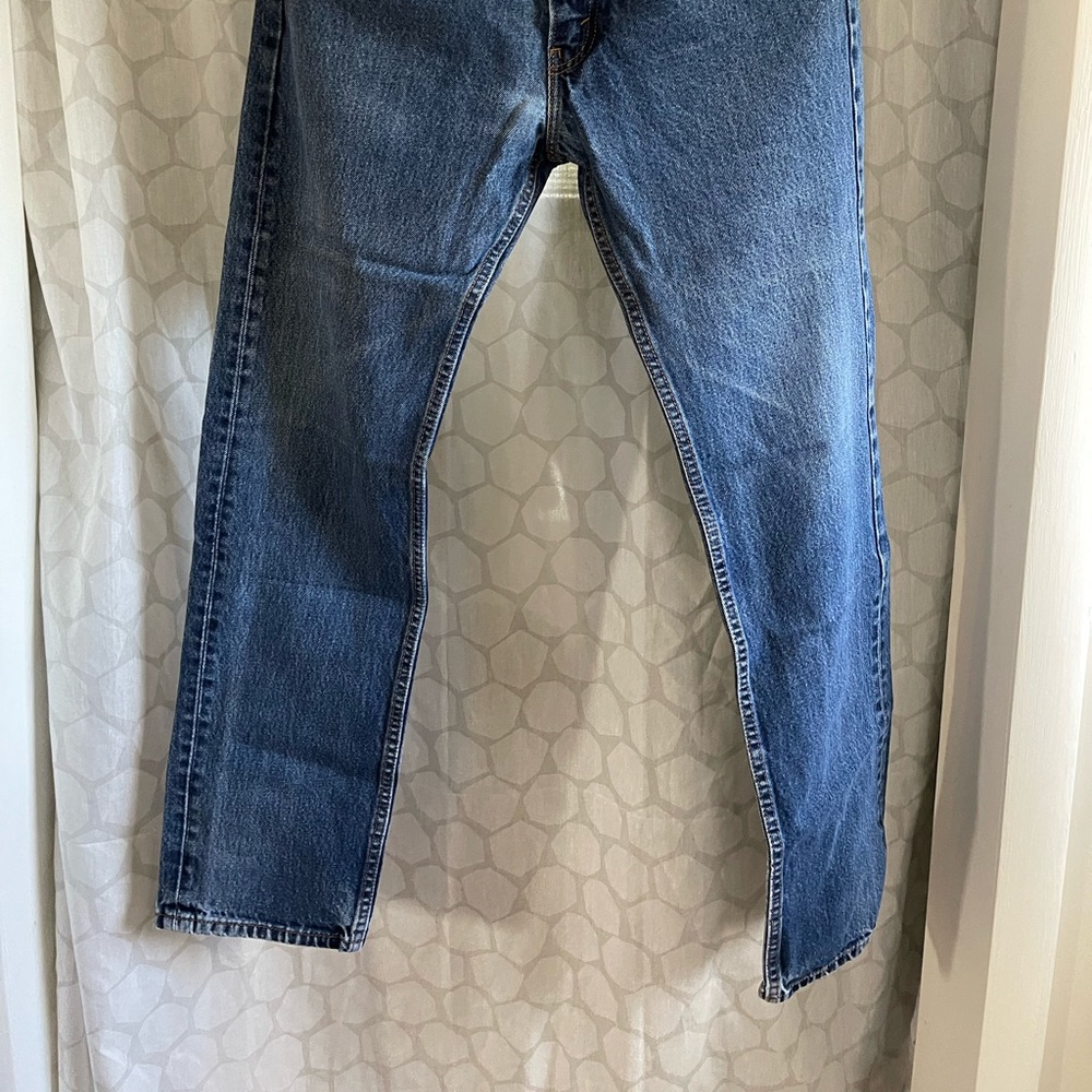 Mens Levi’s 505 jeans 👖: W:34” / L: 34” Pre Owned - Picture 4 of 5